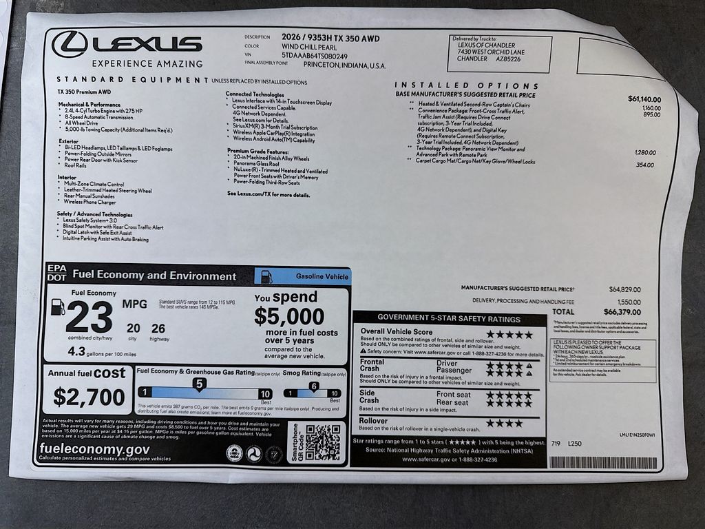 Thumbnail: 2026 Lexus TX - 9