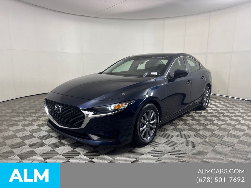 Deep Crystal Blue Mica 2024 Mazda MAZDA3 Sedan Front-Wheel Drive 6-Speed Automatic