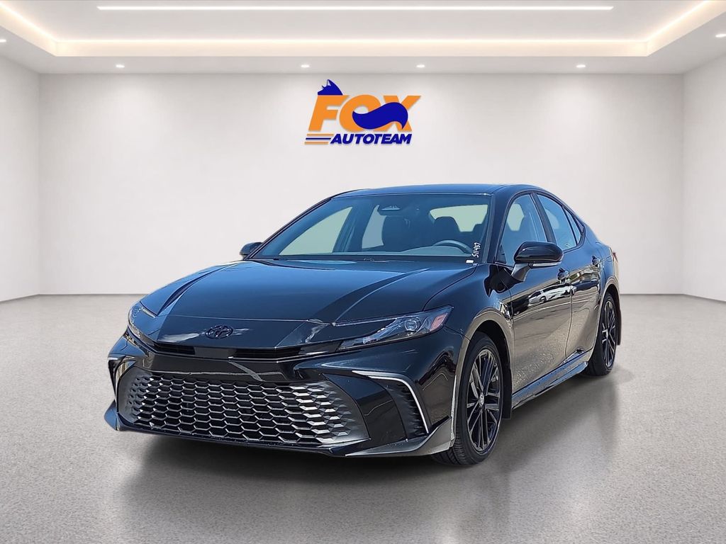 Midnight Black Metallic 2026 Toyota Camry Sedan Front-Wheel Drive Continuously Variable Transmission