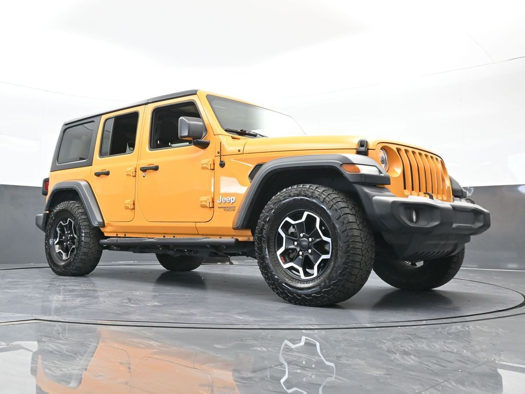 Used 2018 Hellayella Clearcoat Jeep Unlimited Sport S image 63