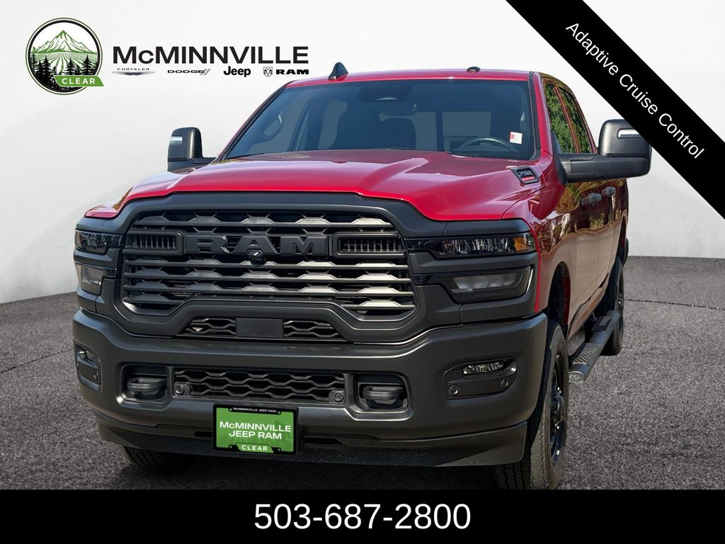 Molten Red Pearlcoat 2025 RAM 2500 Pickup Truck Four-Wheel Drive 8-Speed Automatic
