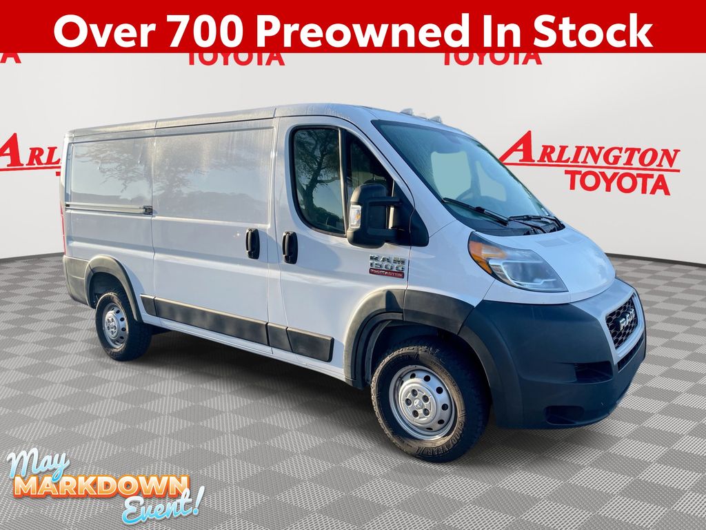 Bright White Clearcoat 2021 RAM ProMaster 1500 136 Low Roof Cargo Van FWD Van Front-Wheel Drive 6-Speed Automatic