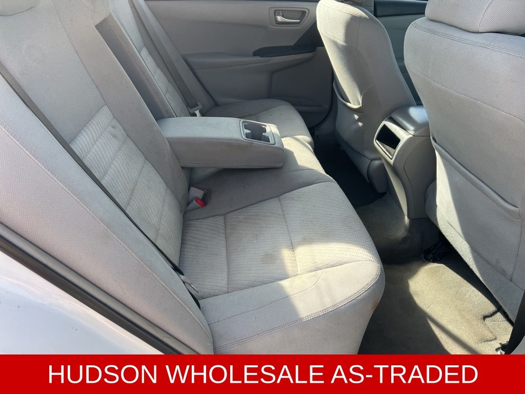 2015 White Toyota Camry LE FWD Sedan