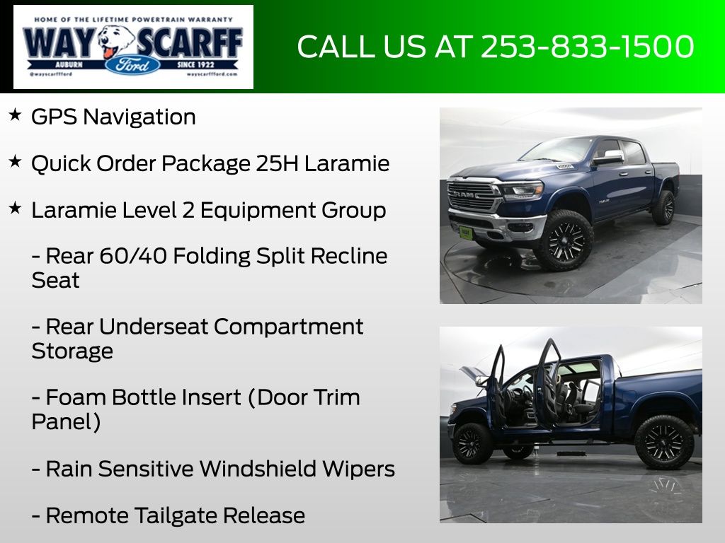 2019 Ram 1500 Laramie Crew Cab 4x4 5'7" Box