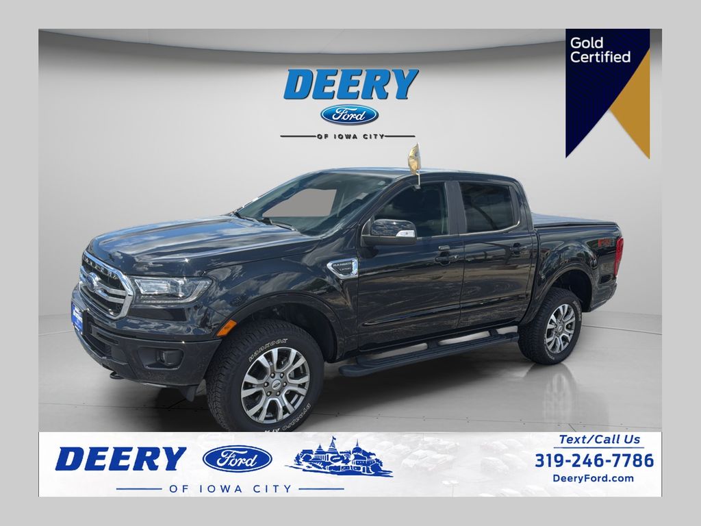 Shadow Black 2022 Ford Ranger Pickup Truck Four-Wheel Drive Automatic