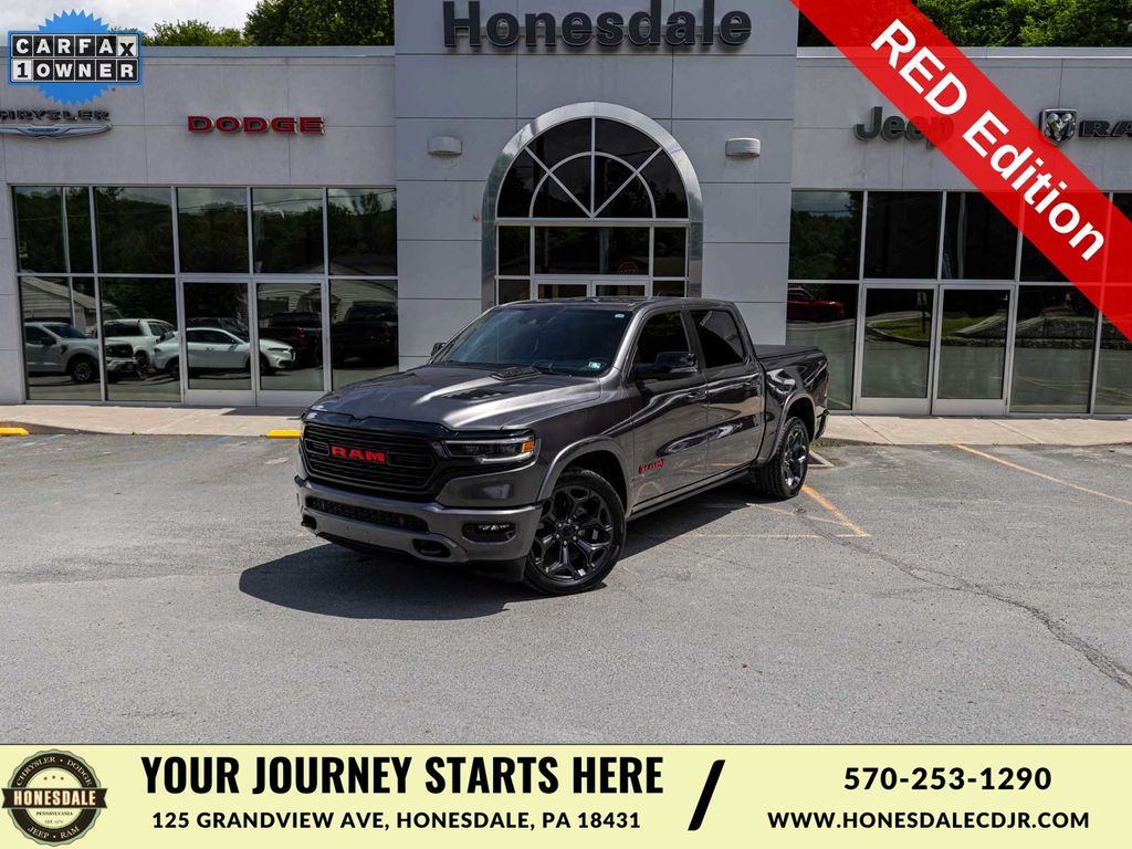Gray (Granite Crystal Metallic Clearcoat) 2023 RAM 1500 Pickup Truck Four-Wheel Drive 8-Speed Automatic