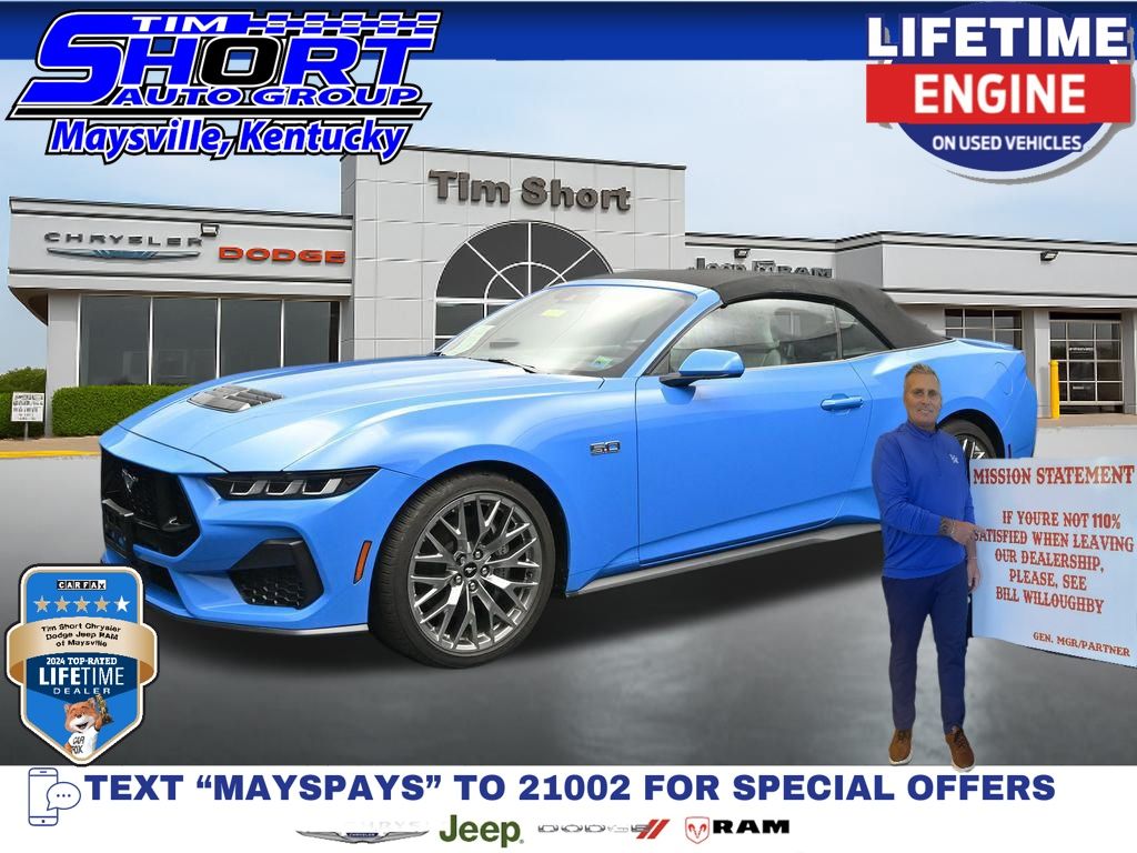  2024 Ford Mustang GT Premium Convertible RWD   