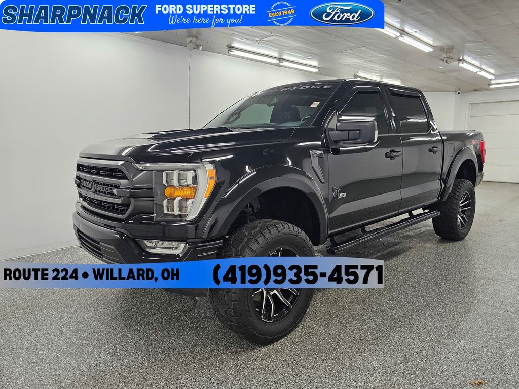 Agate Black Metallic 2021 Ford F-150 Pickup Truck Four-Wheel Drive Automatic