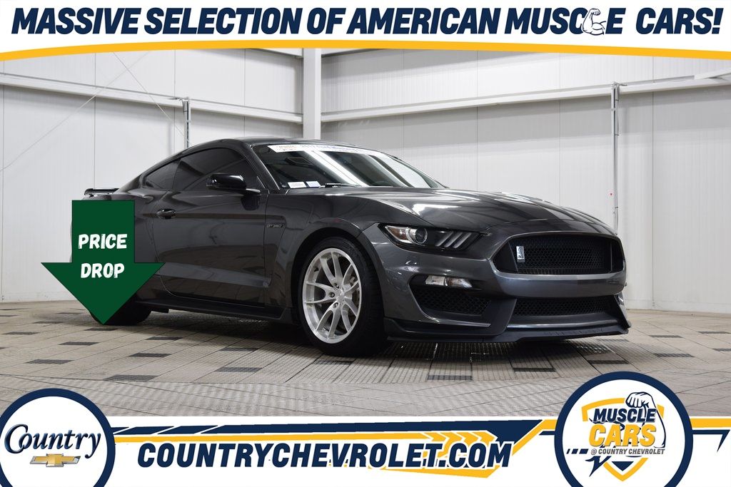 Gray (Magnetic) 2017 Ford Mustang Shelby GT350 Fastback RWD Coupe Rear-Wheel Drive 6-Speed Manual