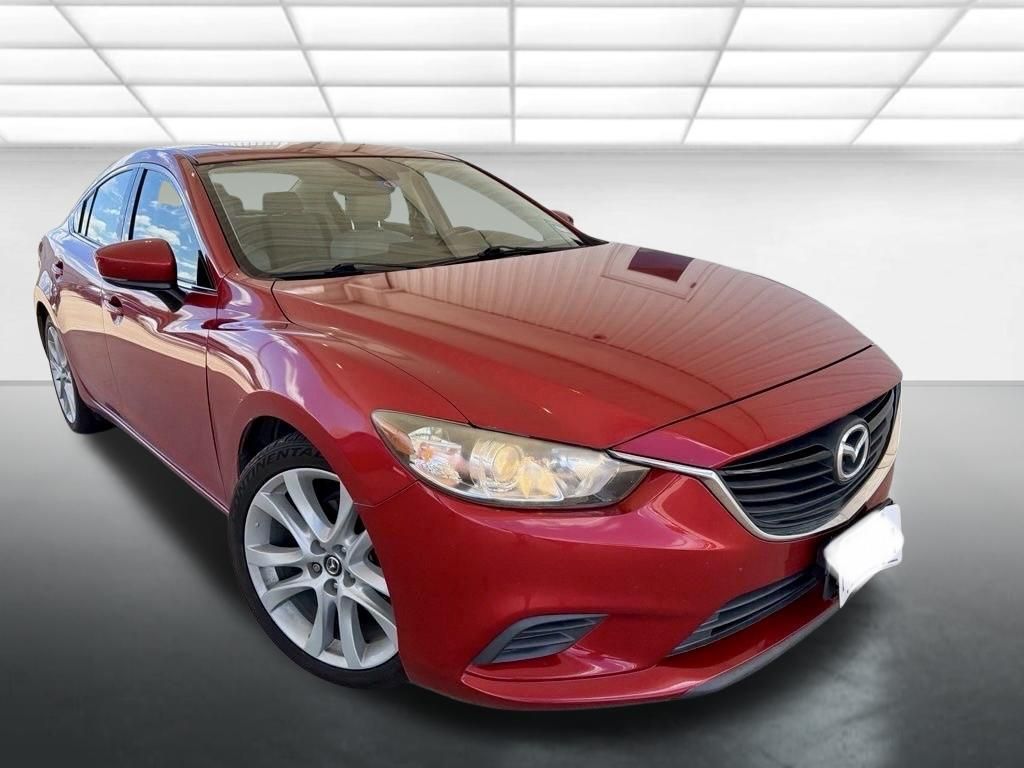 Soul Red Metallic 2017 Mazda MAZDA6 Touring Sedan FWD Sedan Front-Wheel Drive 6-Speed Automatic