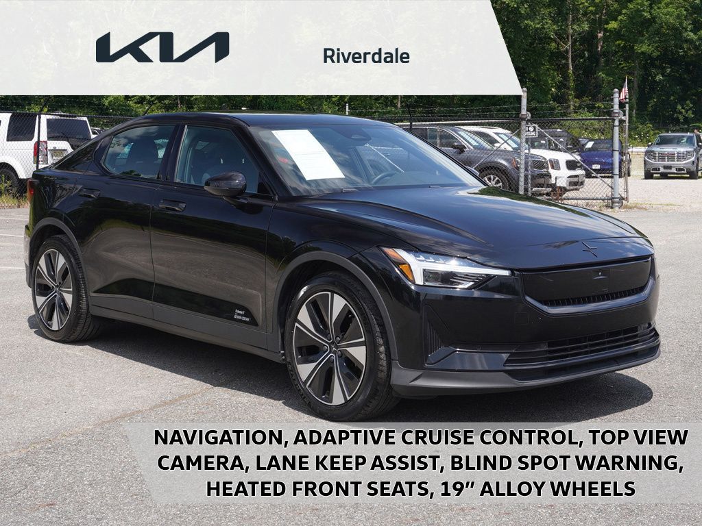 Space Metallic 2024 Polestar 2 Sedan Rear-Wheel Drive 1-Speed Automatic