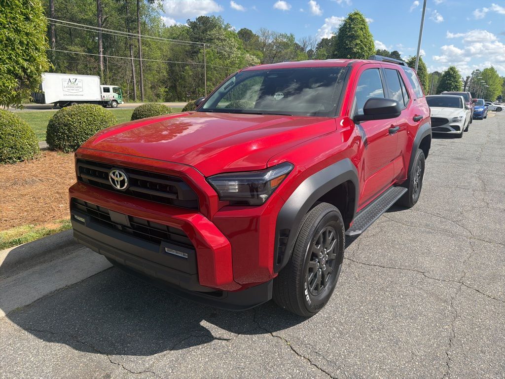 Supersonic Red 2025 Toyota 4Runner SR5 4WD SUV / Crossover Four-Wheel Drive 8-Speed Automatic