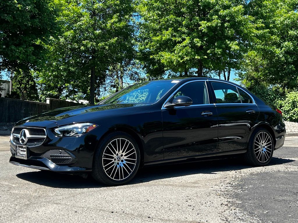 Black 2024 Mercedes-Benz C-Class C 300 4MATIC Sedan All-Wheel Drive 9-Speed Automatic