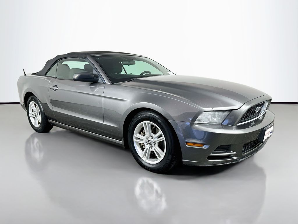 Sterling Gray Metallic 2014 Ford Mustang Convertible Rear-Wheel Drive 6-Speed Automatic