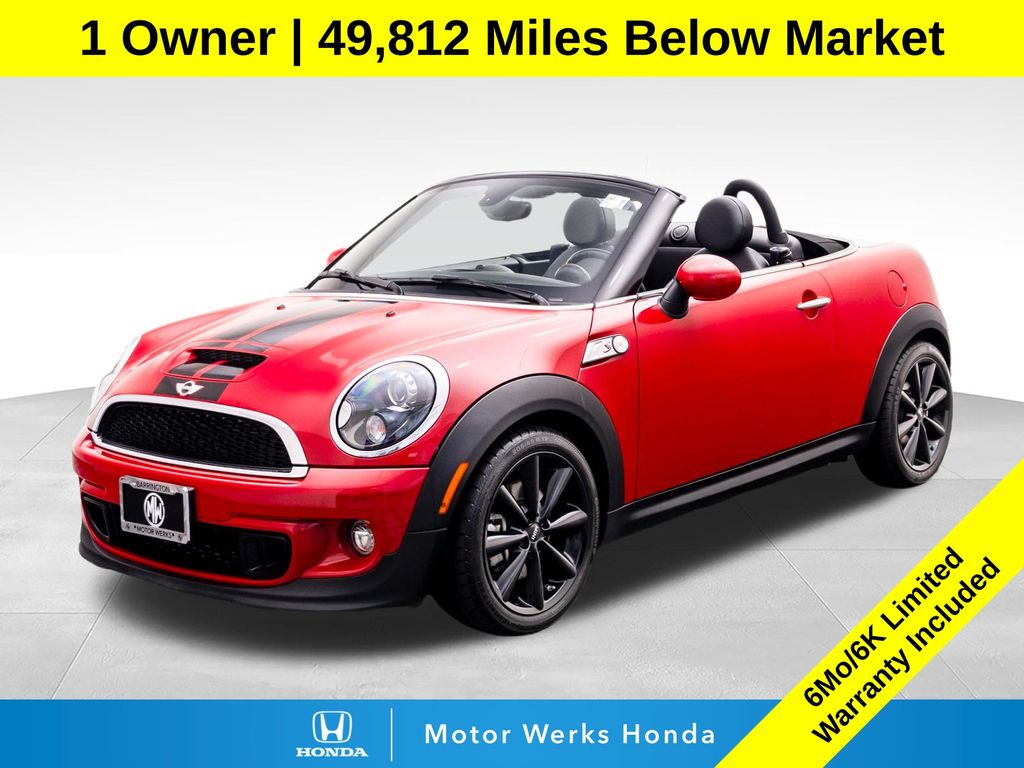 Chili Red 2015 MINI Roadster Convertible Front-Wheel Drive 6-Speed Automatic