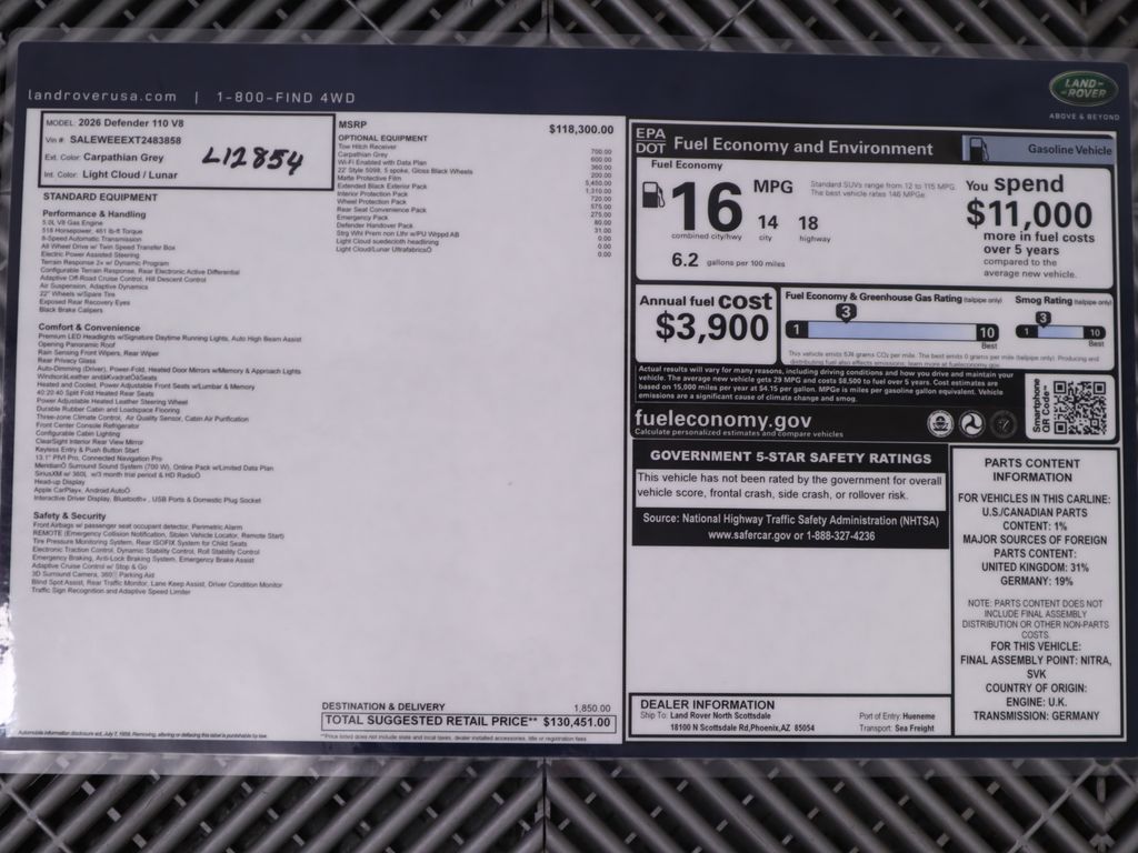 Thumbnail: 2026 Land Rover Defender - 9