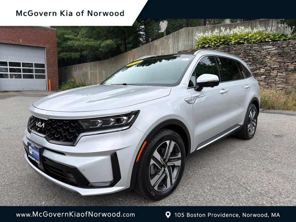 Silky Silver 2022 Kia Sorento Plug-In Hybrid SUV / Crossover All-Wheel Drive 6-Speed Automatic