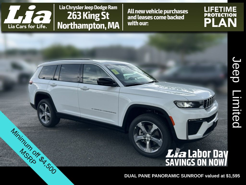 Bright White Clearcoat 2026 Jeep Grand Cherokee L SUV / Crossover Four-Wheel Drive 8-Speed Automatic