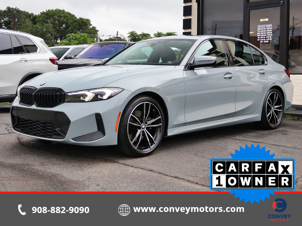 Brooklyn Gray Metallic 2024 BMW 3 Series Sedan Rear-Wheel Drive 8-Speed Automatic