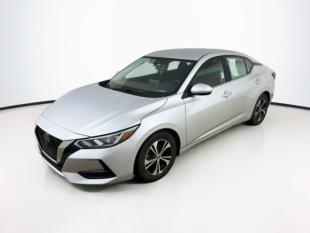 Brilliant Silver Metallic 2023 Nissan Sentra Sedan Front-Wheel Drive Continuously Variable Transmission