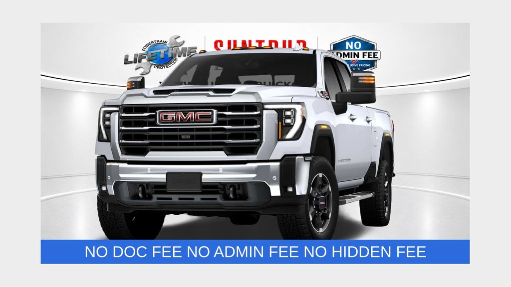 Glacier White Tricoat 2026 GMC Sierra 2500HD Pickup Truck Four-Wheel Drive Automatic