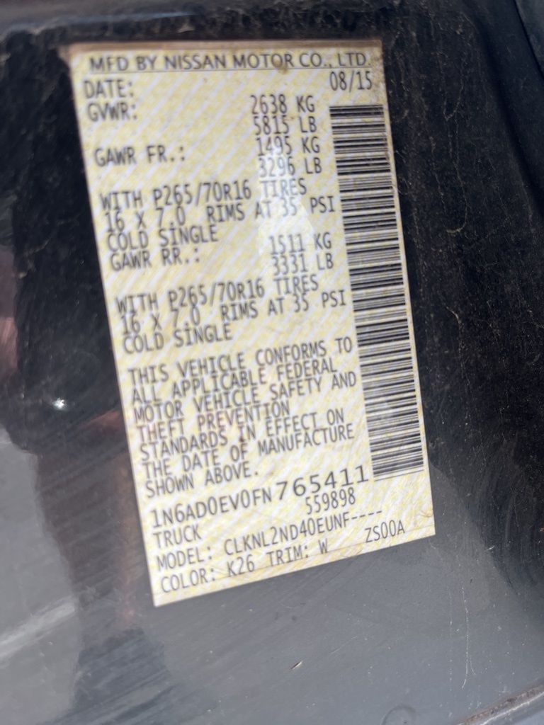 Thumbnail: 2015 Nissan Frontier - 10