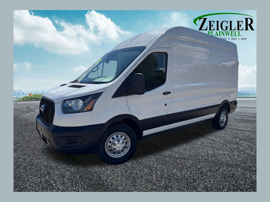 Oxford White 2025 Ford Transit Cargo Van All-Wheel Drive