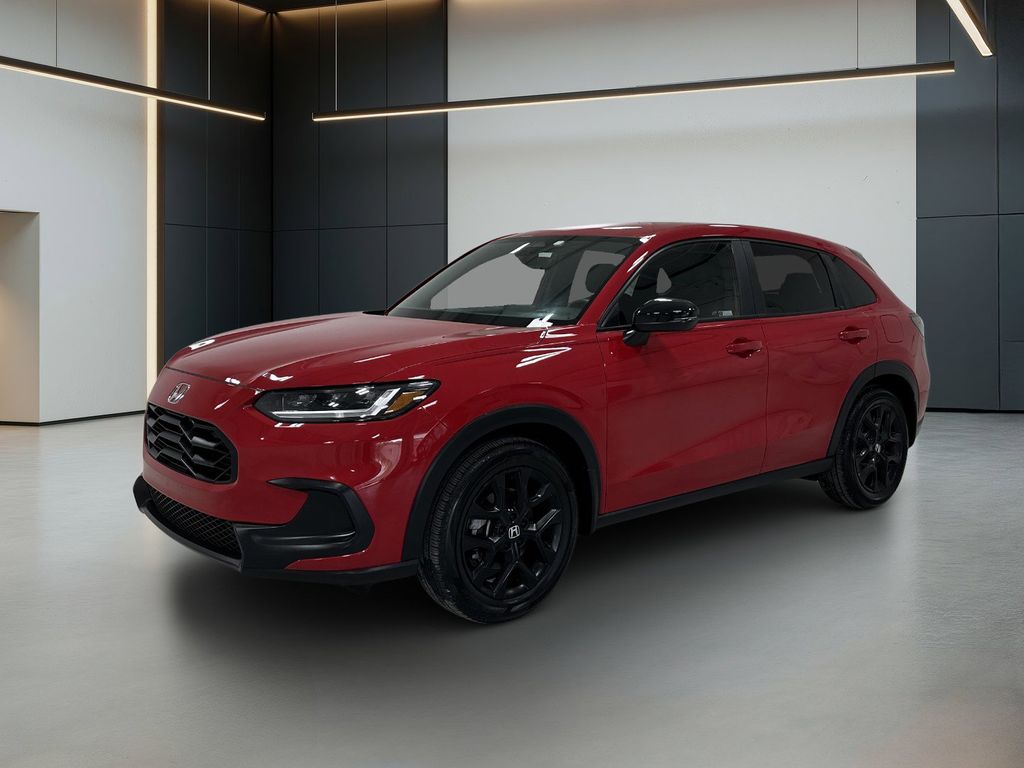 Milano Red 2024 Honda HR-V Sport FWD SUV / Crossover Front-Wheel Drive Continuously Variable Transmission