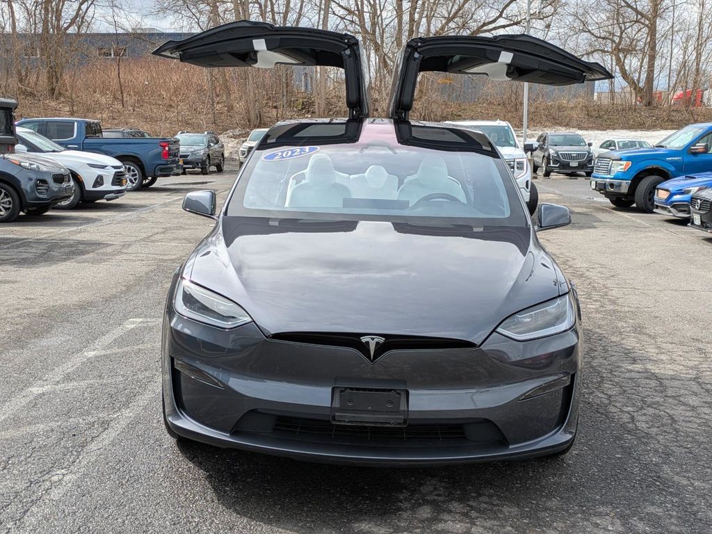 Stealth Gray 2023 Tesla Model X AWD SUV / Crossover All-Wheel Drive 1-Speed Automatic