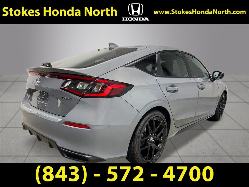 2026 Honda Civic Sport Gray at Stokes Honda North
