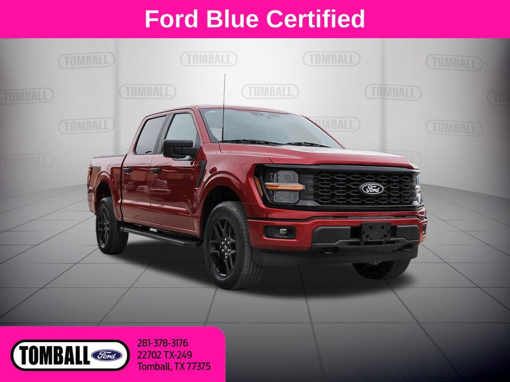Red Metallic 2024 Ford F-150 Pickup Truck Four-Wheel Drive Automatic