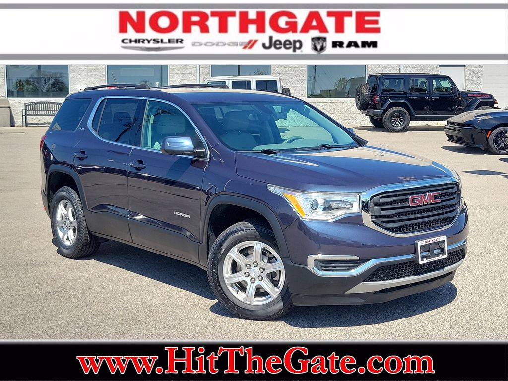 Blue Steel Metallic 2018 GMC Acadia SLE-1 FWD SUV / Crossover Front-Wheel Drive 6-Speed Automatic