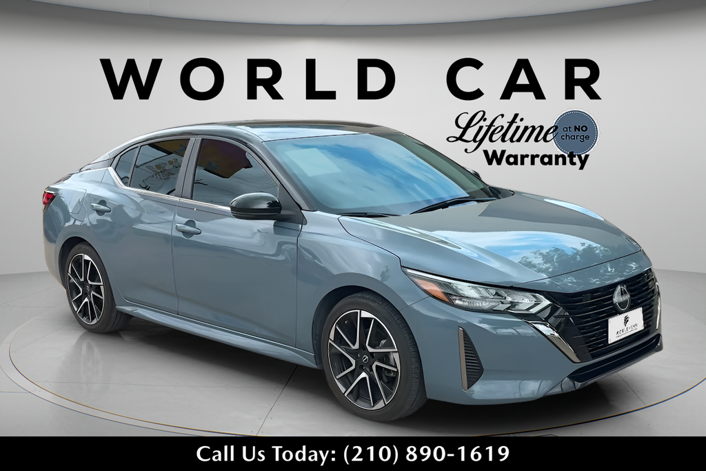 Atlantic Gray/Super Black 2025 Nissan Sentra Sedan Front-Wheel Drive Continuously Variable Transmission