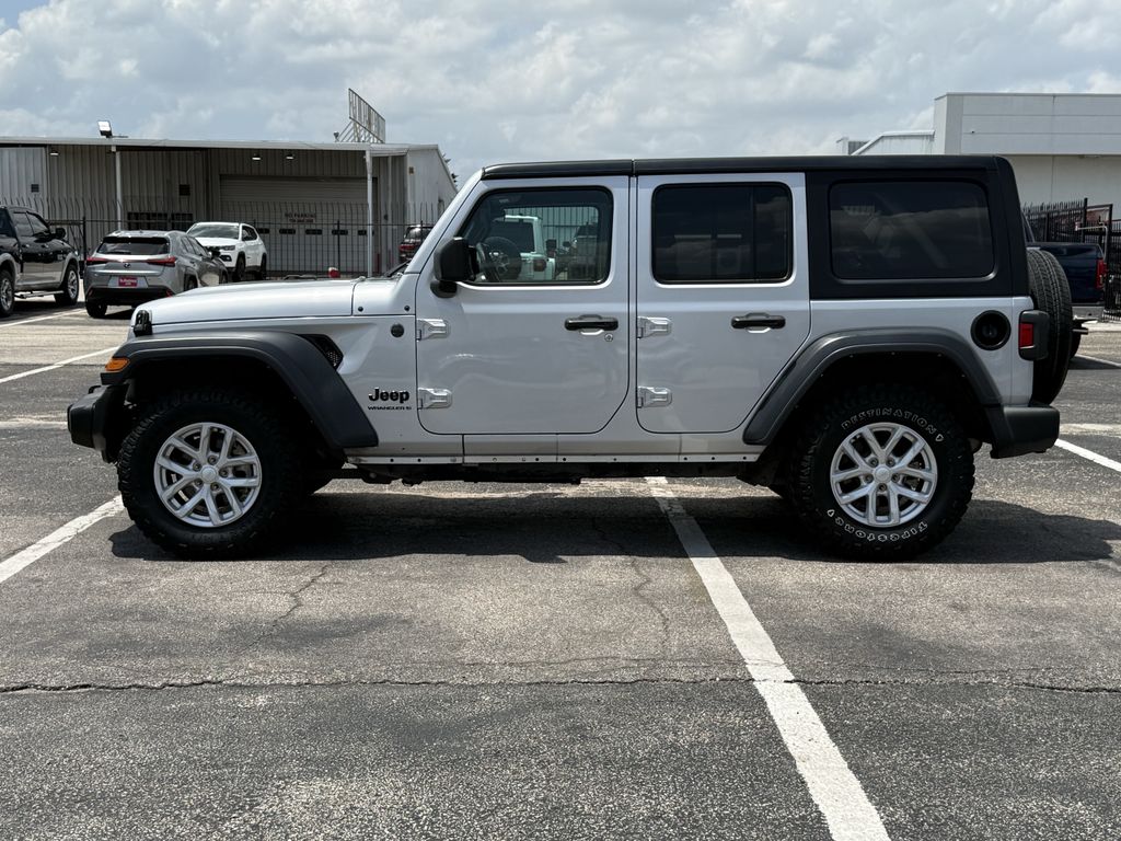 2023 Jeep Wrangler Sport S Silver at DeMontrond Auto Country