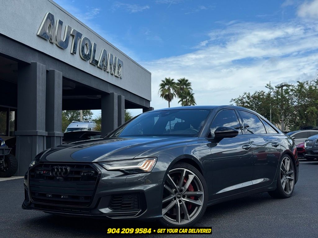 Daytona Gray Pearl Effect 2021 Audi S6 Sedan All-Wheel Drive 8-Speed Automatic