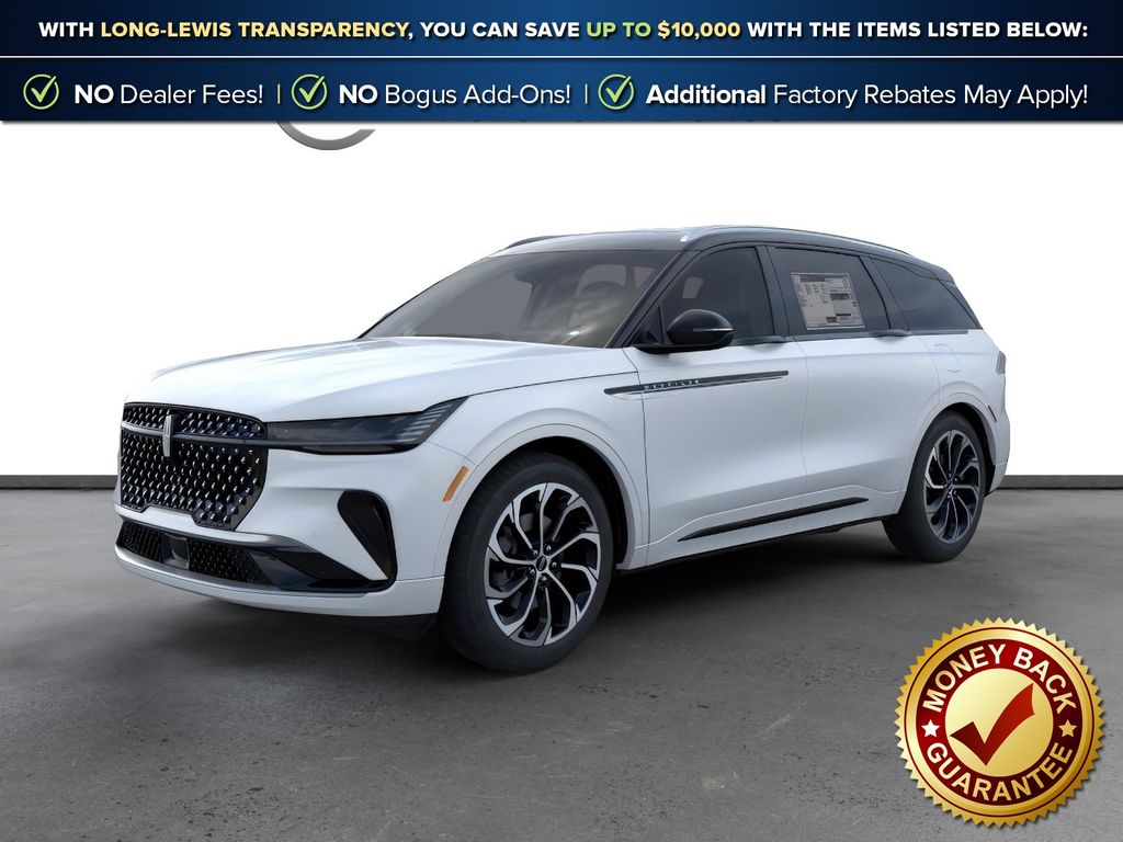 White Platinum Clearcoat Metallic 2026 Lincoln Nautilus SUV / Crossover All-Wheel Drive 8-Speed Automatic