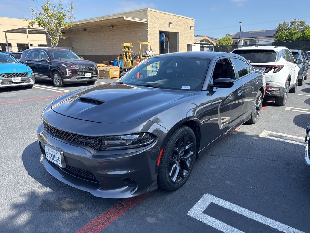 Gray (Granite Crystal Metallic Clearcoat) 2021 Dodge Charger R/T RWD Sedan Rear-Wheel Drive 8-Speed Automatic