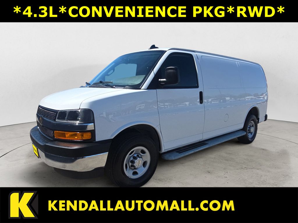 Summit White 2024 Chevrolet Express Cargo 2500 RWD Van Rear-Wheel Drive 8-Speed Automatic Overdrive