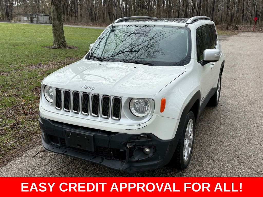 Alpine White 2018 Jeep Renegade Limited 4WD SUV / Crossover Four-Wheel Drive 9-Speed Automatic