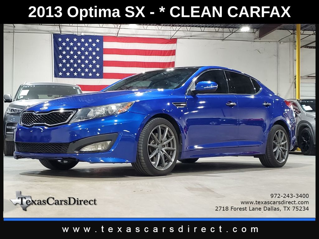 Corsa Blue Pearl Metallic 2013 Kia Optima Sedan Front-Wheel Drive 6-Speed Automatic