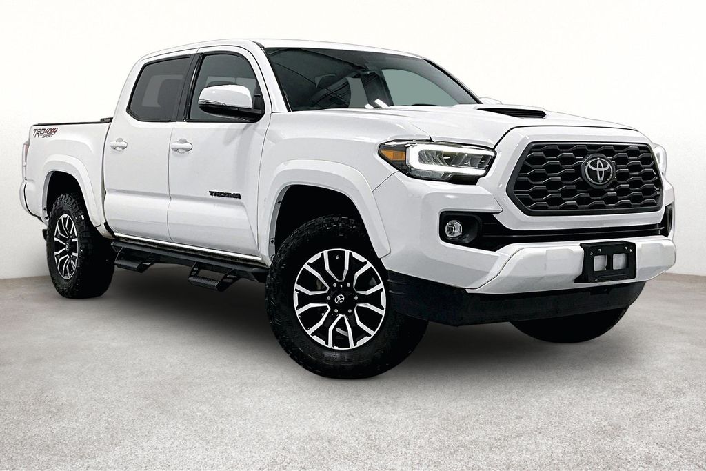 Super White 2020 Toyota Tacoma Pickup Truck Four-Wheel Drive 6-Speed Automatic