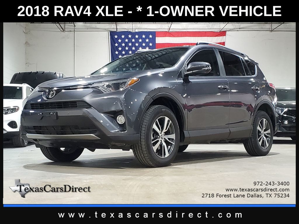 Magnetic Gray Metallic 2018 Toyota RAV4 SUV / Crossover Front-Wheel Drive 6-Speed Automatic