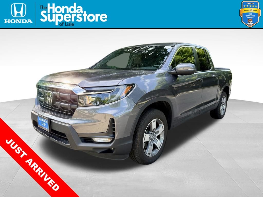 Gray 2024 Honda Ridgeline RTL AWD Pickup Truck All-Wheel Drive 9-Speed Automatic