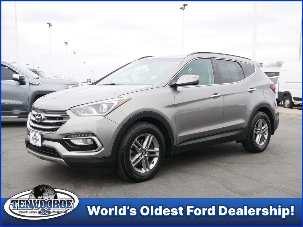 Mineral Gray 2018 Hyundai Santa Fe Sport 2.4L AWD SUV / Crossover All-Wheel Drive 6-Speed Automatic