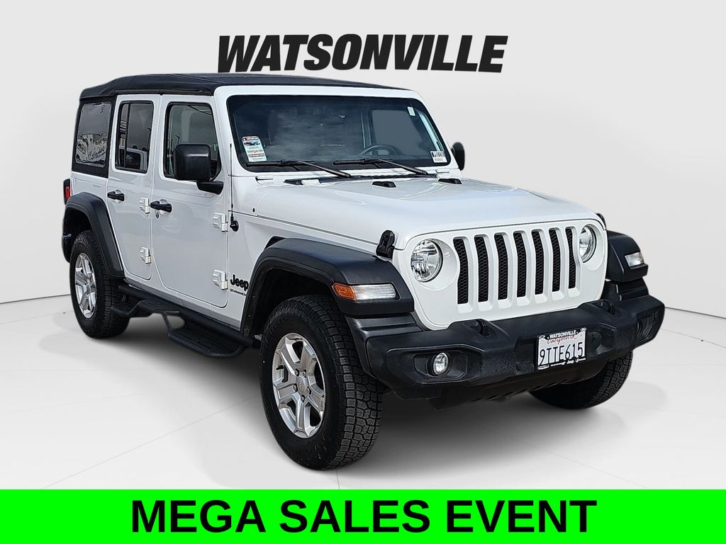 Bright White Clearcoat 2023 Jeep Wrangler SUV / Crossover Four-Wheel Drive 8-Speed Automatic