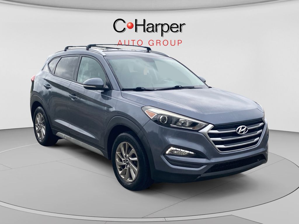 Coliseum Gray 2017 Hyundai Tucson SUV / Crossover All-Wheel Drive 6-Speed Automatic