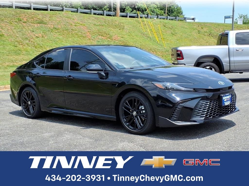 Midnight Black Metallic 2026 Toyota Camry Sedan Front-Wheel Drive Continuously Variable Transmission