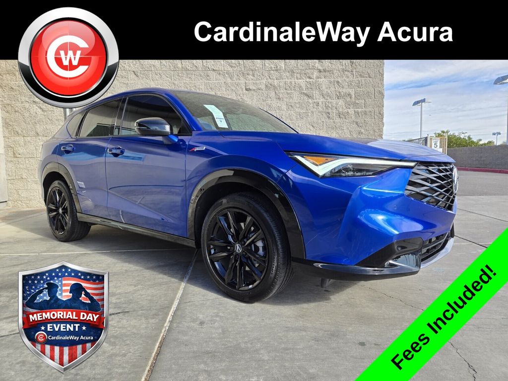 Blue 2025 Acura ADX SH-AWD with A-SPEC and Advance Package SUV / Crossover All-Wheel Drive Continuously Variable Transmission