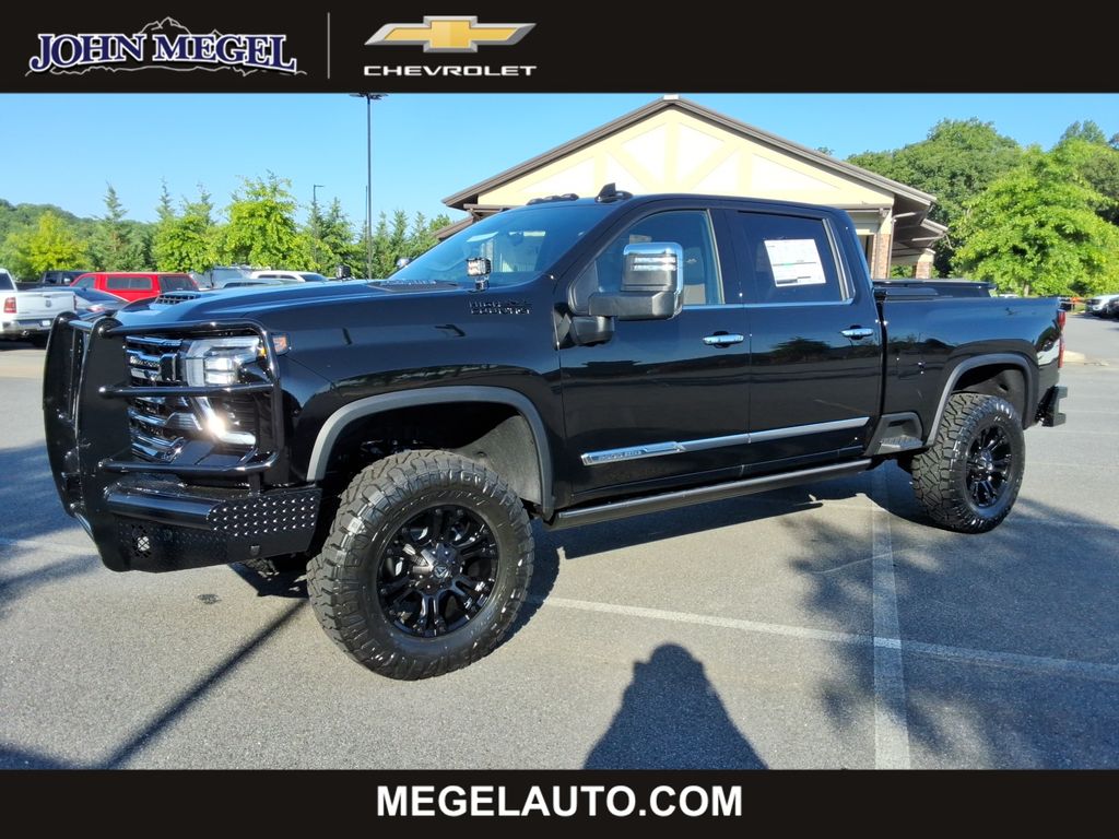 Black 2026 Chevrolet Silverado 2500HD Pickup Truck Four-Wheel Drive Automatic