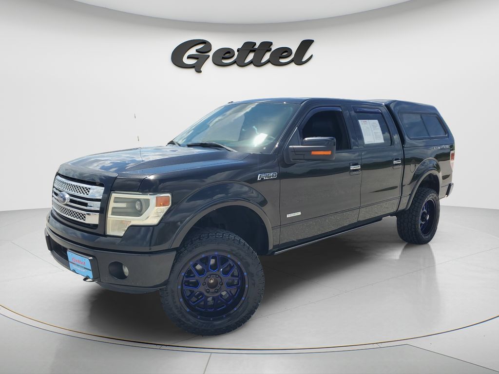 Tuxedo Black Metallic 2014 Ford F-150 Limited SuperCrew 4WD Pickup Truck Four-Wheel Drive 6-Speed Automatic